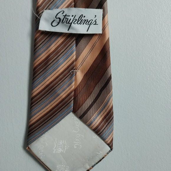 Vintage Stripling's Necktie by Oleg Cassini - Picture 2 of 2